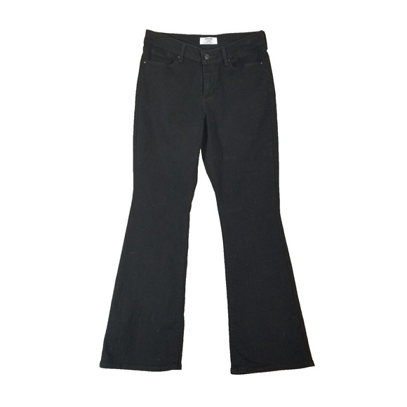 Levi's denizen jeans women's 29 x 30 mid rise bootcut black denim pants - Picture 1 of 13